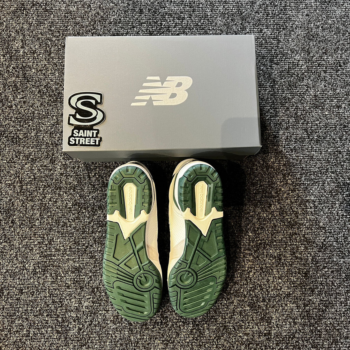 New balance green white on sale