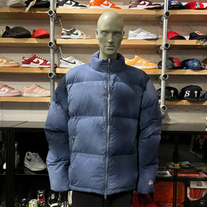 Stussy Washed Blue Puffer