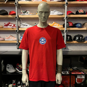 Stussy 'Double S' Tee Red