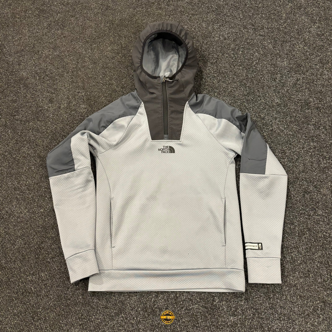 TNF 1/4 Zip Hoodie Grey