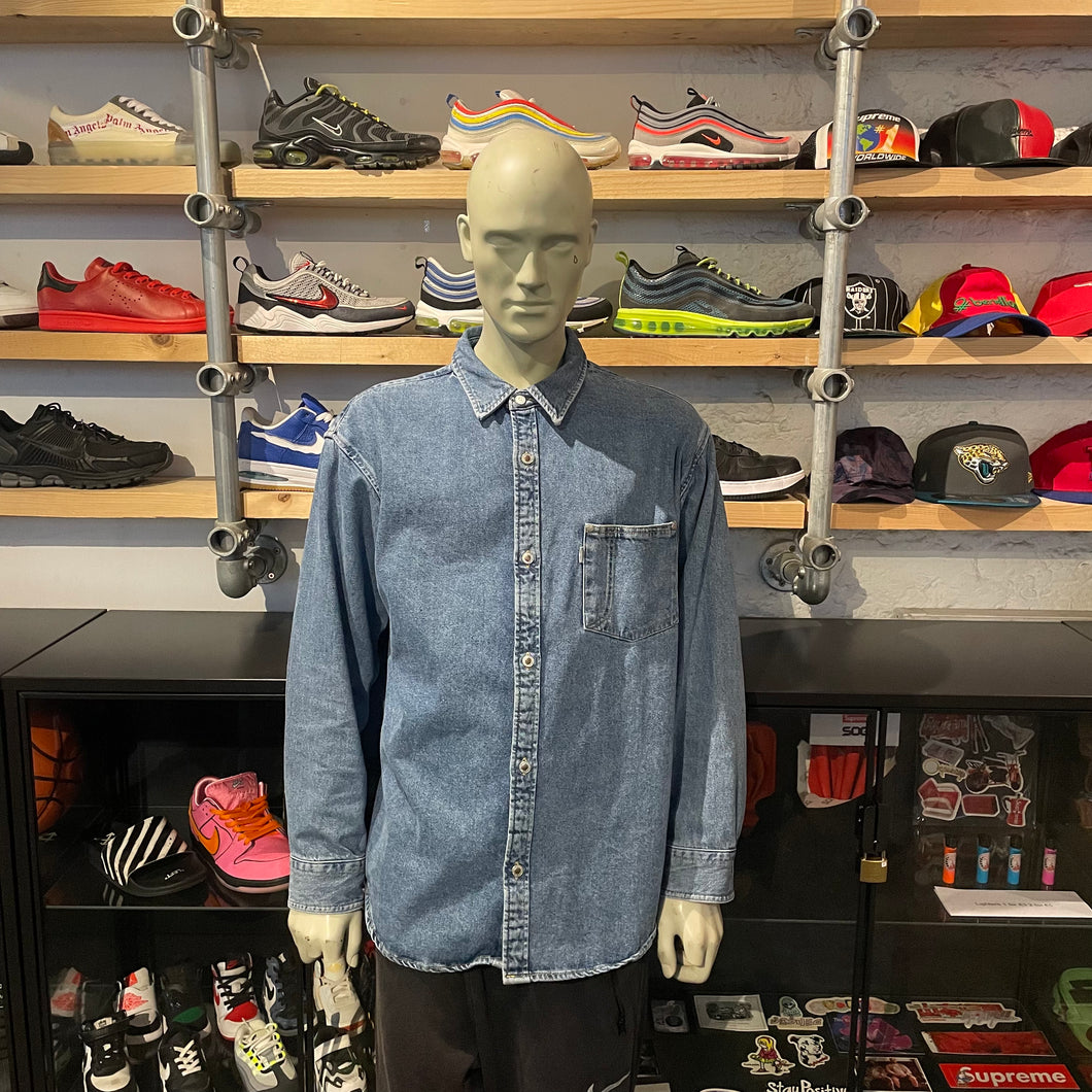 Levis Silver Tab Shirt Blue