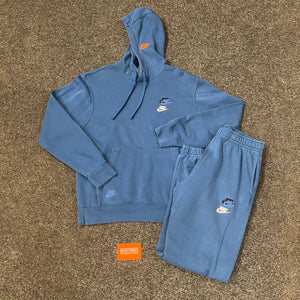 Nike Triple Logo Tracksuit Blue