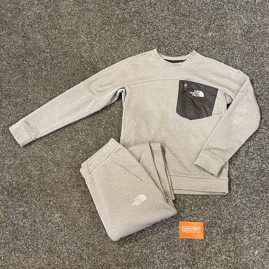 TNF Junior Tracksuit Grey (Youth)