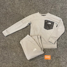 Load image into Gallery viewer, TNF Junior Tracksuit Grey (Youth)
