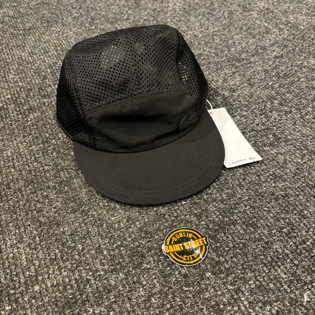 Lacoste 5 Panel Cap Black