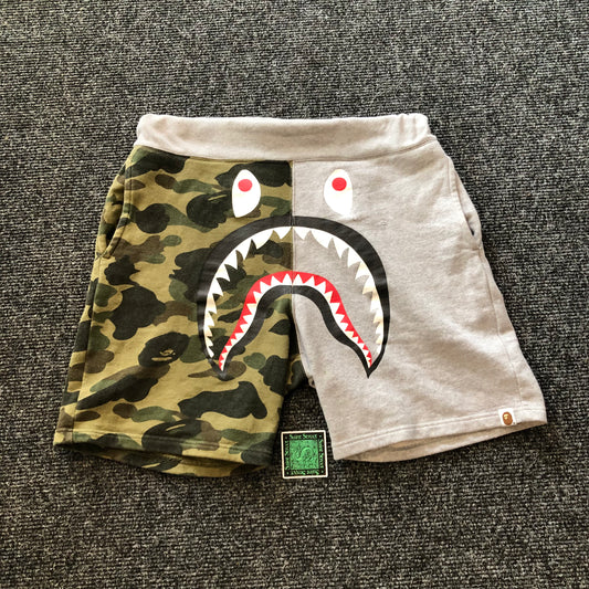 Bape 'Shark Shorts' Grey