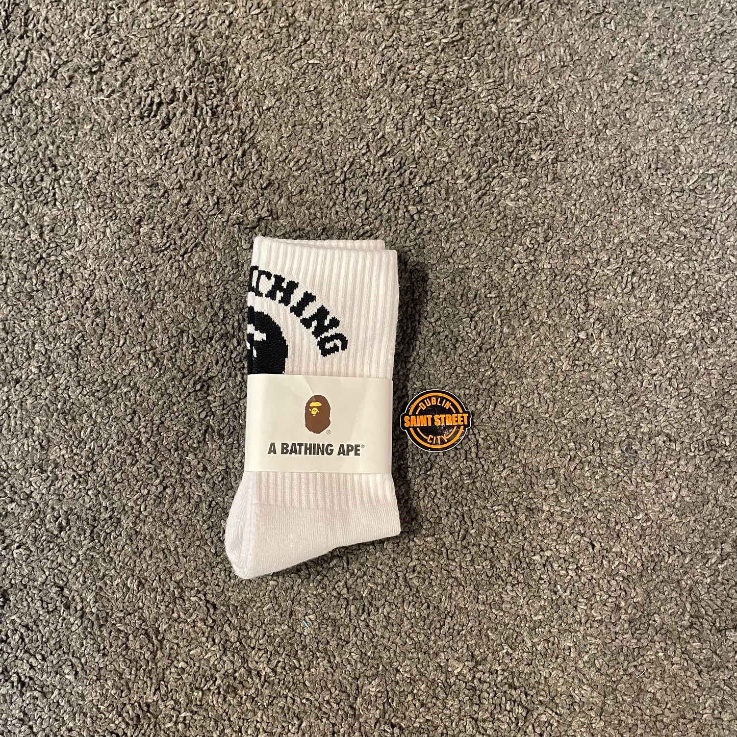 Bape Socks White