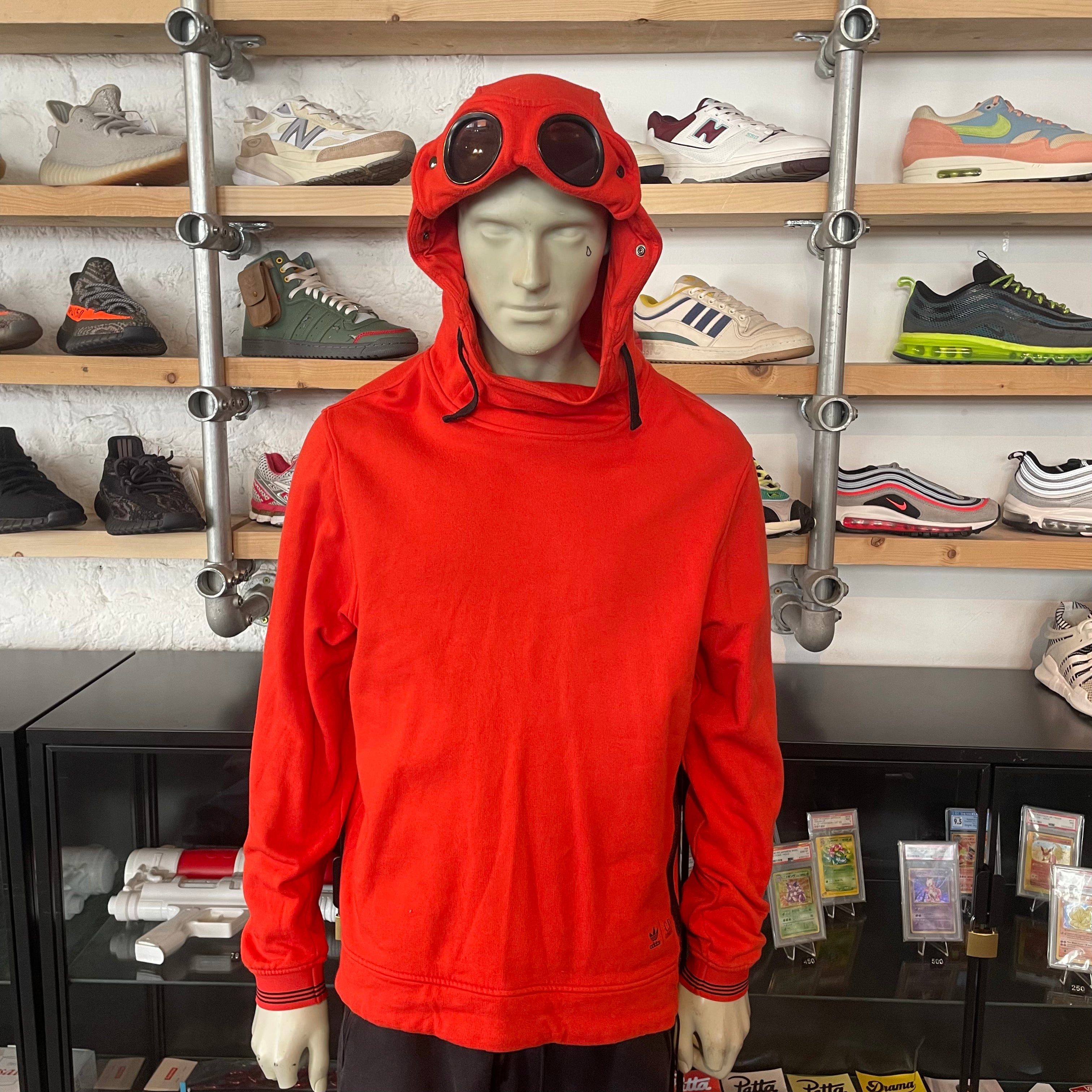 Adidas X CP Company Goggle Hoodie Orange SaintStreetSneakers