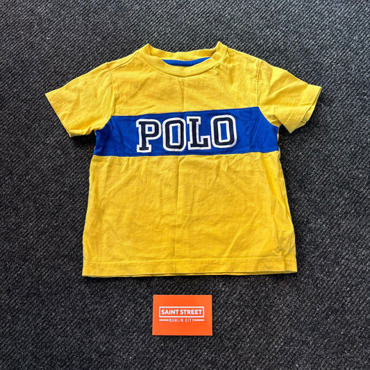 Ralph Lauren 'Big Logo' Tee Yellow