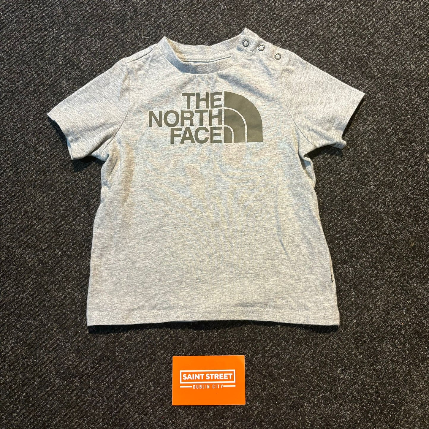 TNF Logo Tee Grey