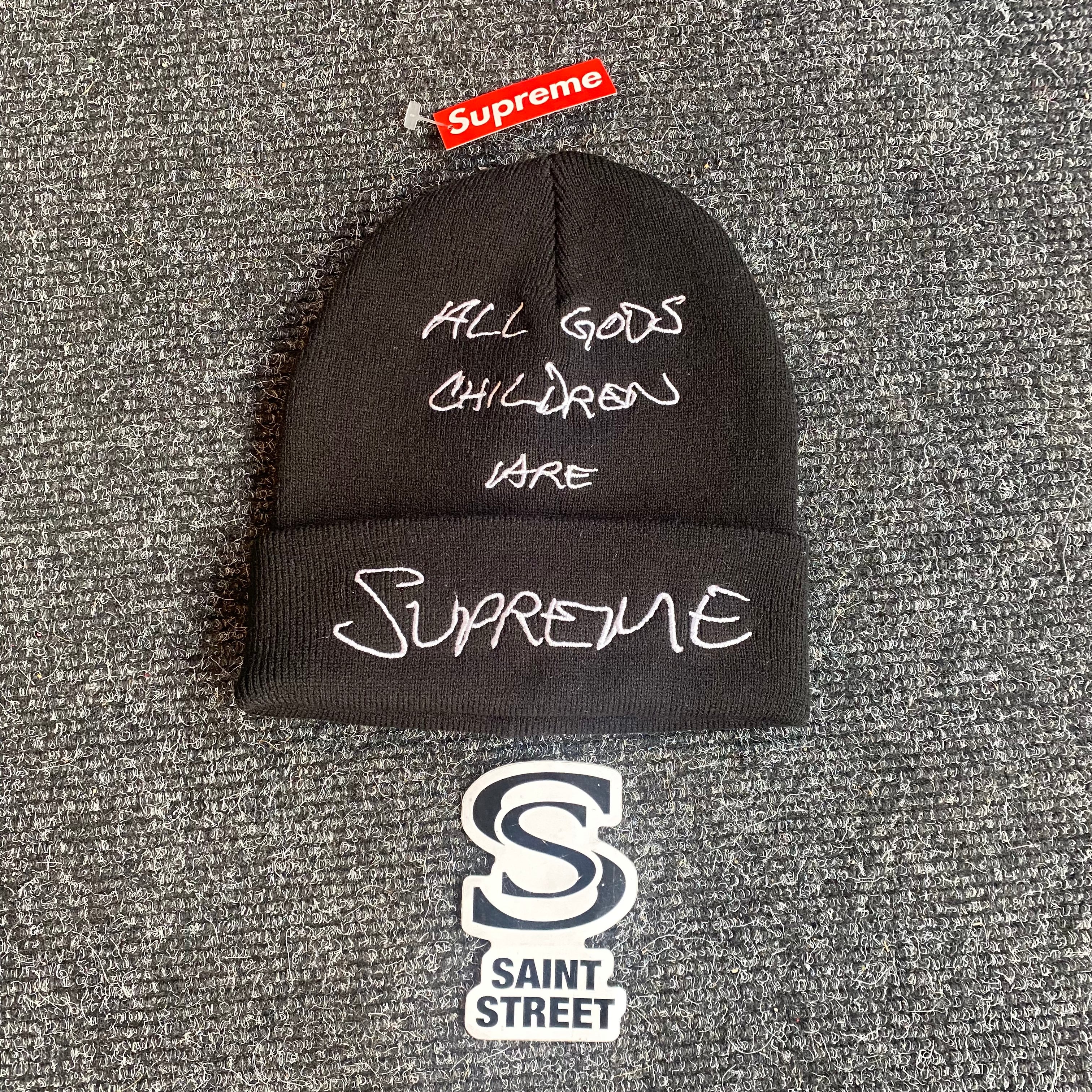 Supreme 'God's Children' Beanie Black – SaintStreetSneakers