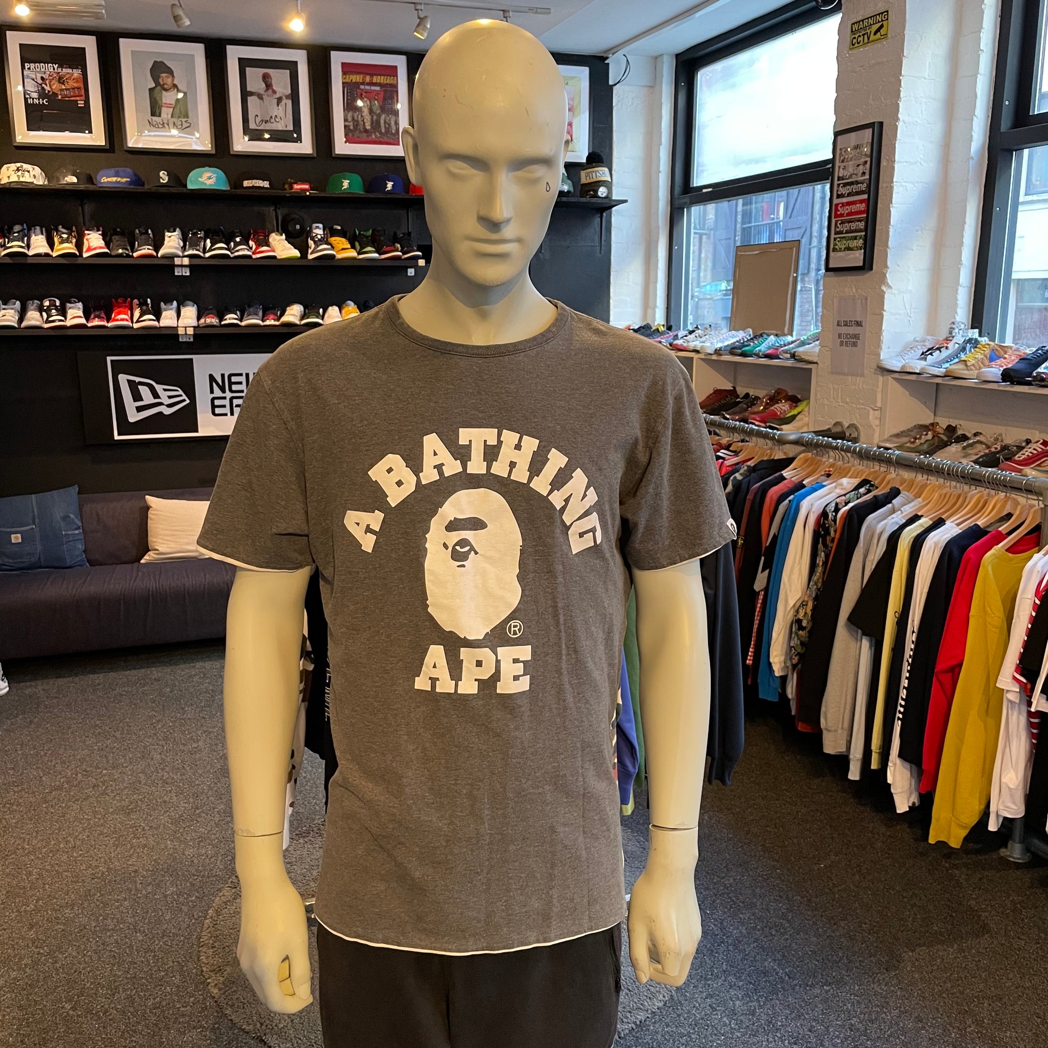 Bape 'Reversible' Tee White/Grey – SaintStreetSneakers