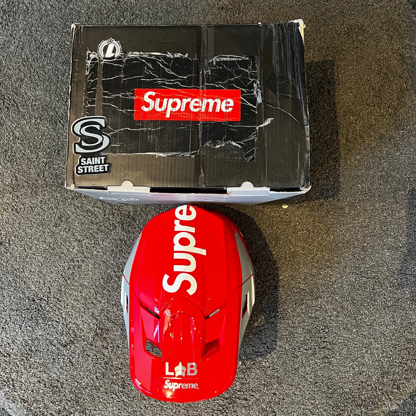 Supreme Fox Racing V2 Helmet Red