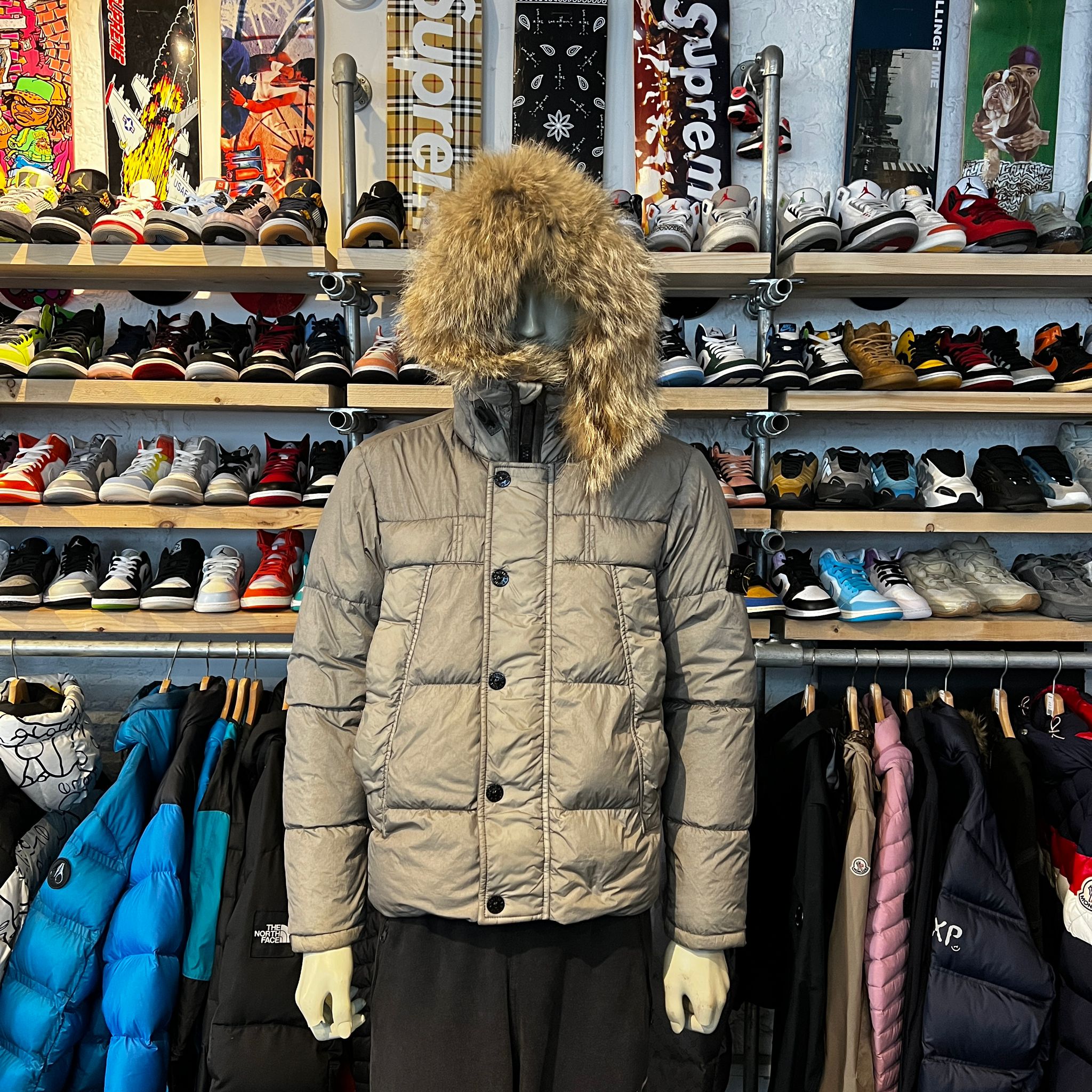 Stone island crinkle reps parka deals